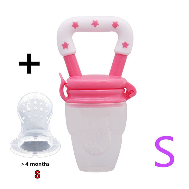 Baby Fresh Food Feeder - Silicone Mesh Fruit Nibbler Pacifier