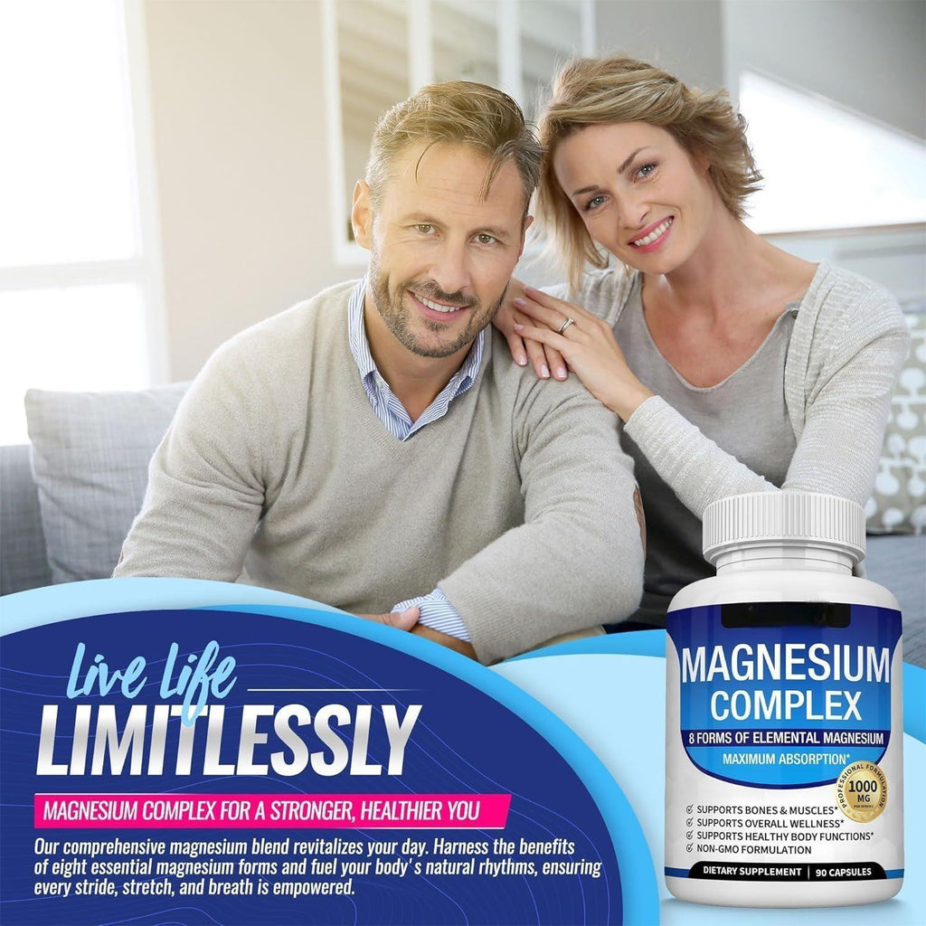 8-Form Magnesium Complex Capsules (90 Count)