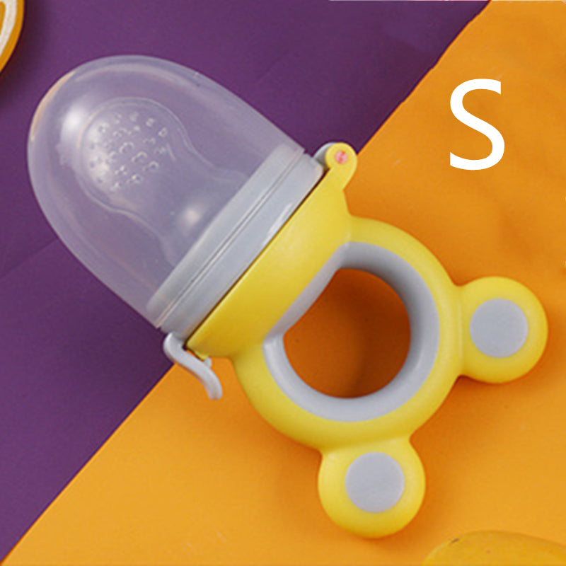 Baby Silicone Fruit Feeder Pacifier - Mesh Food Teether for Infants