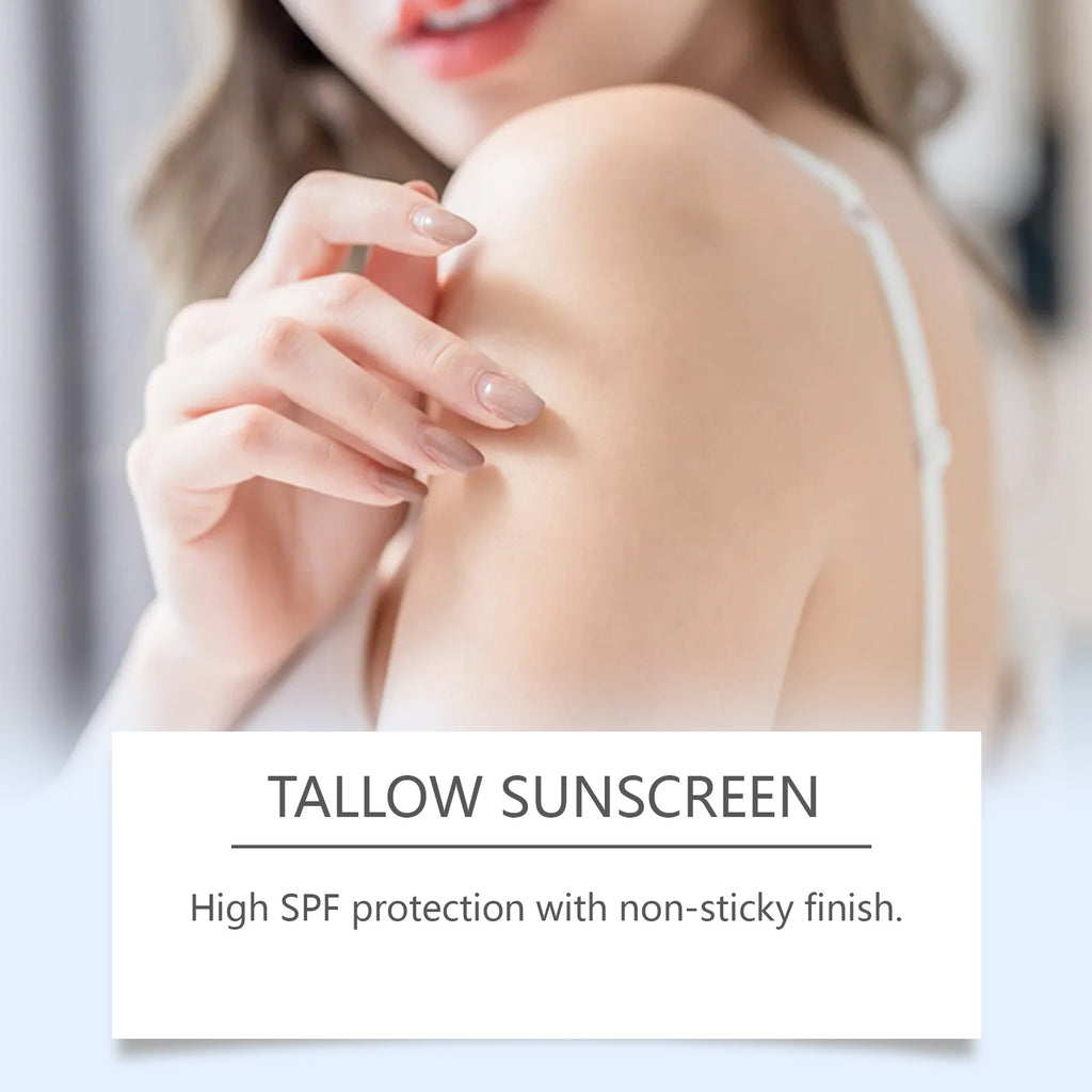 UV Protection Beef Tallow Butter Lotion — Lightweight, Moisturizing Sun Defense