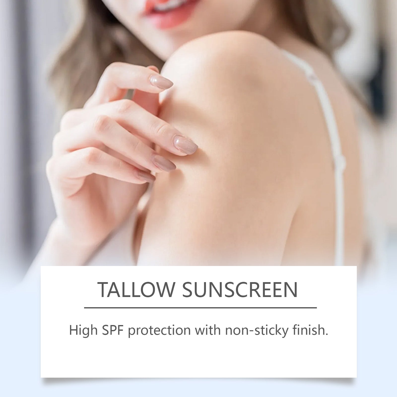 UV Protection Beef Tallow Butter Lotion — Lightweight, Moisturizing Sun Defense