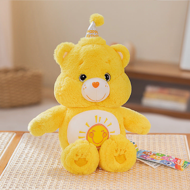 Cute Bears Plush Collection - Rainbow, Share, Happy, Lucky & Birthday Bears | Valentine's Day Gifts