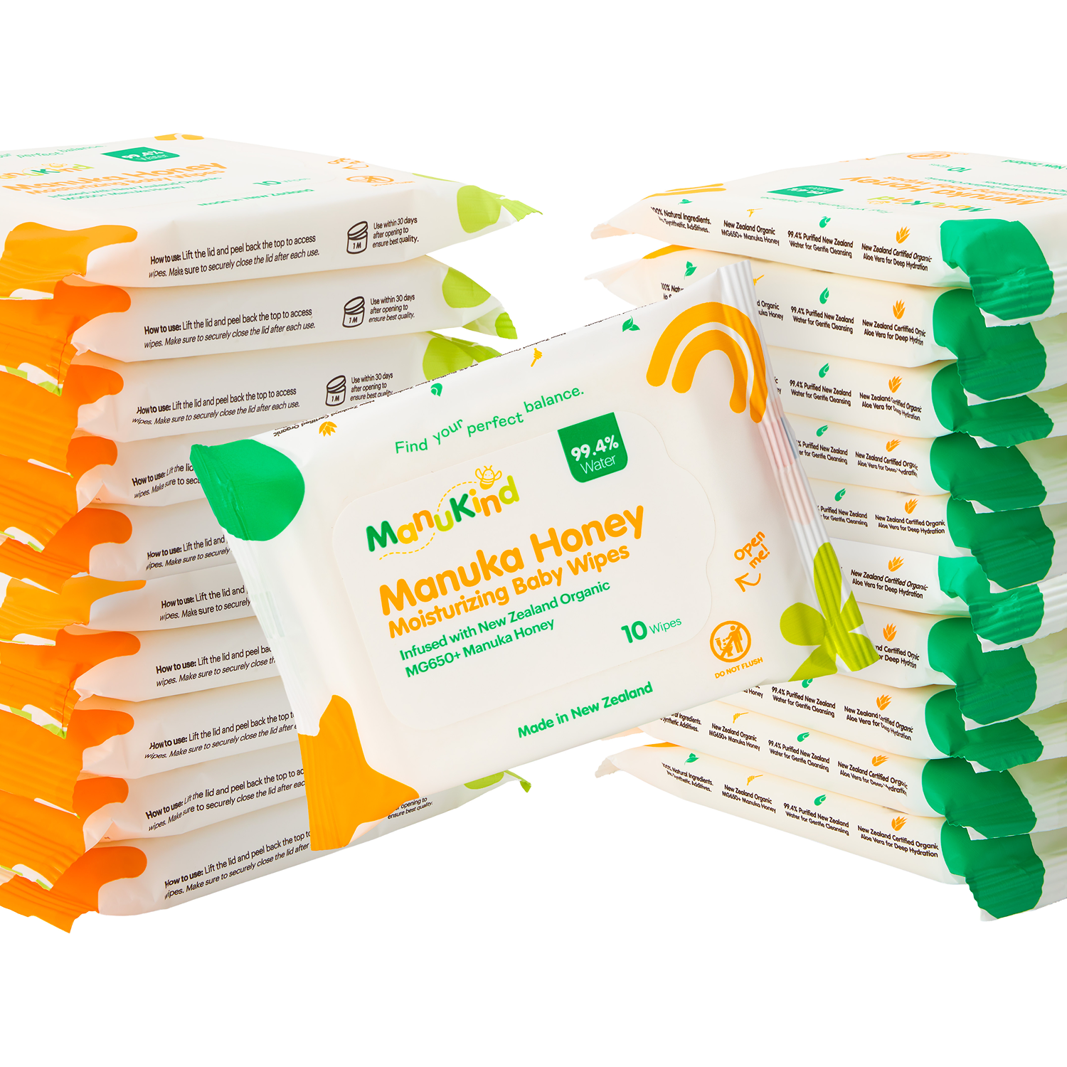 Manuka Honey Baby Wipes (BULK)