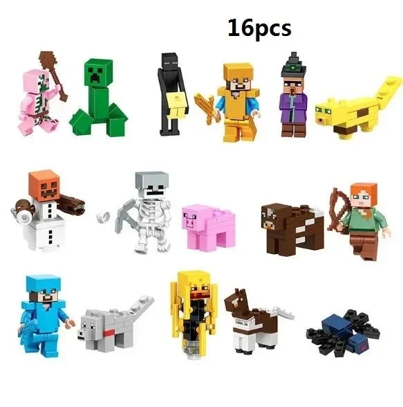Parent-child Creation Series Building Block Toys- Compatible with Minecraft