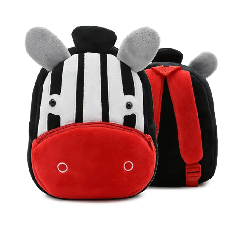 Kids Animal Backpack - Adjustable School Bag with Fun Designs