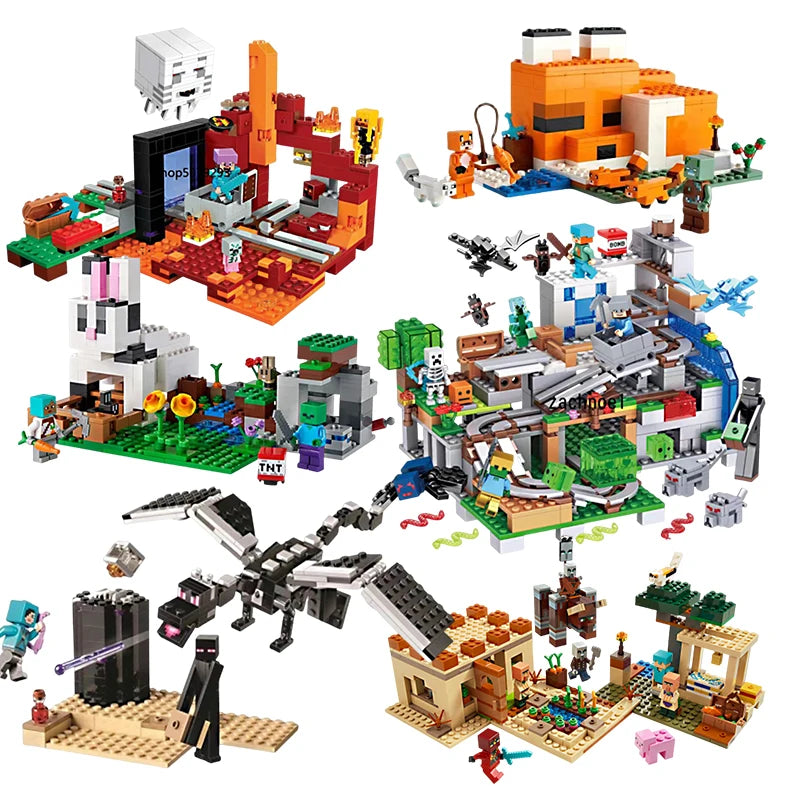 Parent-child Creation Series Building Block Toys- Compatible with Minecraft