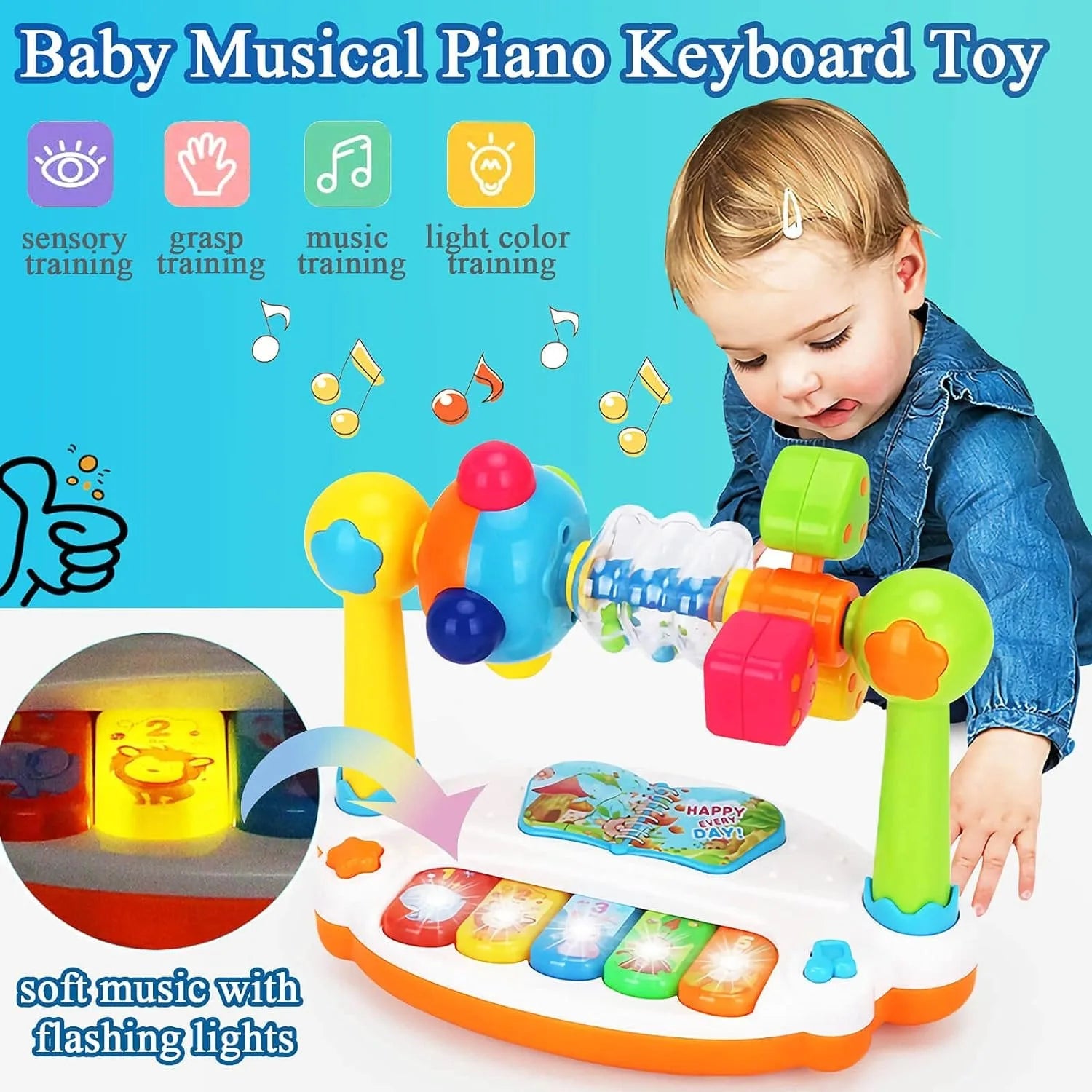Musical Toy Piano for Children - Educational Baby Keyboard