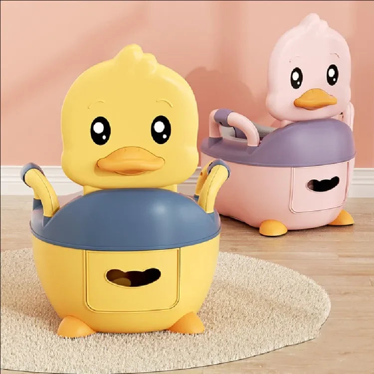 Duck Potty Training Chair for Toddlers - Foldable Travel Potty with Removable Insert