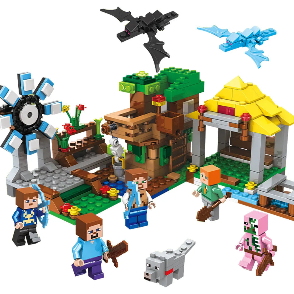 Parent-child Creation Series Building Block Toys- Compatible with Minecraft