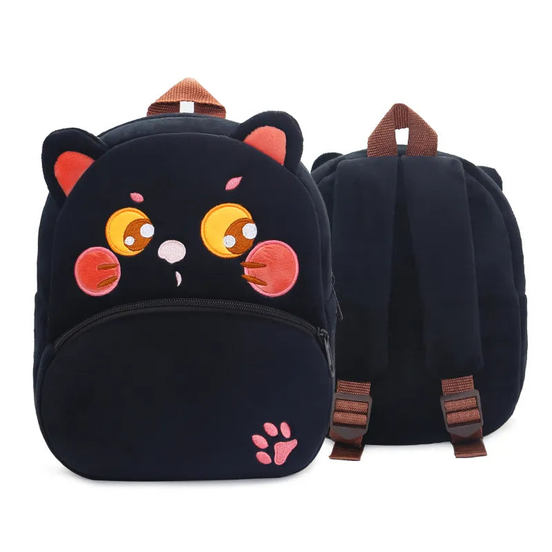 Kids Animal Backpack - Adjustable School Bag with Fun Designs