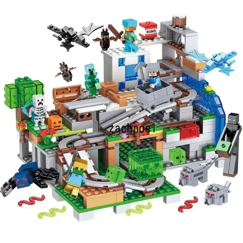 Parent-child Creation Series Building Block Toys- Compatible with Minecraft
