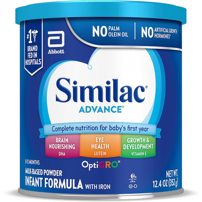 Similac Advance Infant Formula with Iron - Powder 12.4 oz Can | Baby Formula