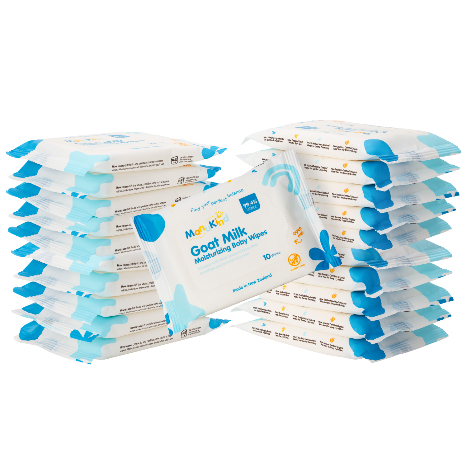 Manukind Goat Milk Baby Wipes (BULK)
