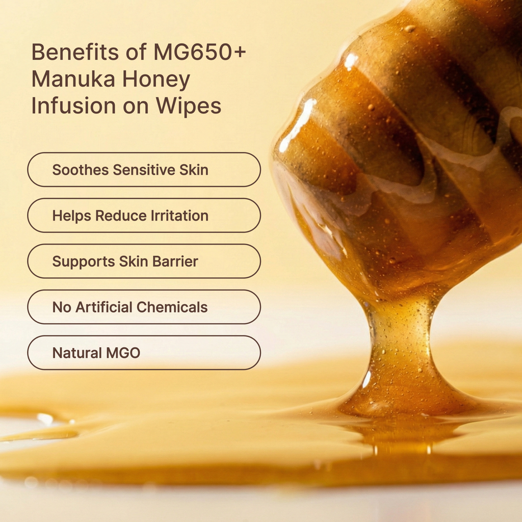 Manuka Honey Baby Wipes (BULK)