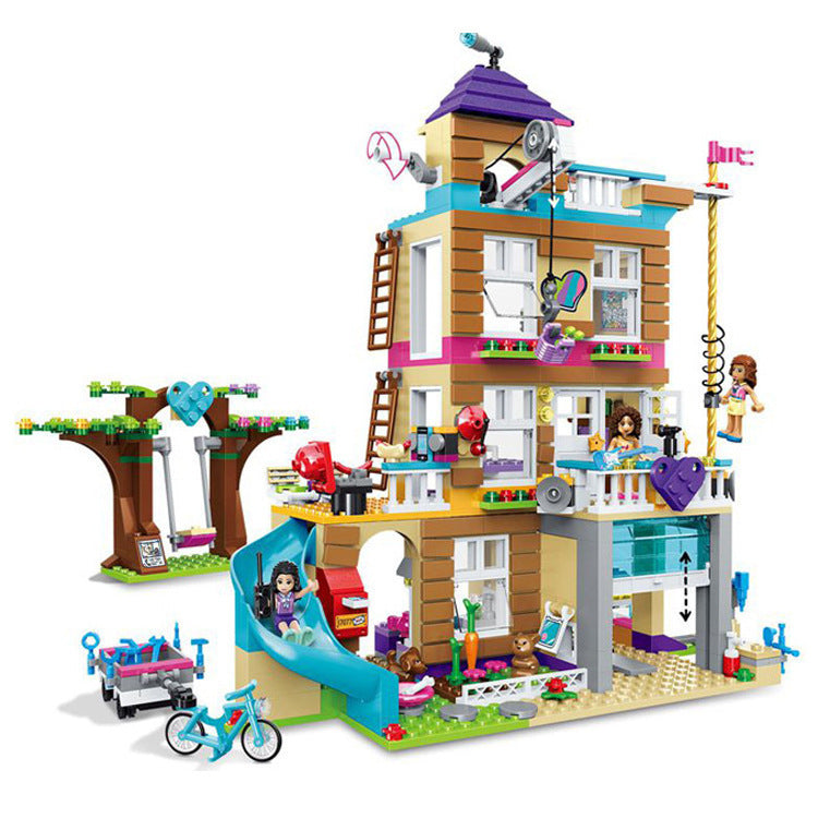 Girls' Building Block Puzzle Set - Educational STEM Toy