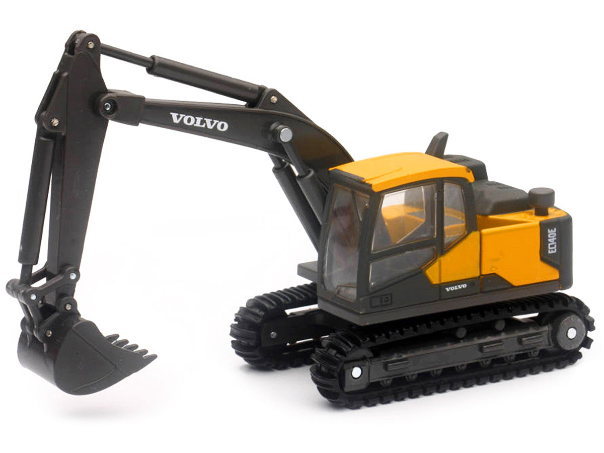 Volvo EC140E Track-Type Excavator Yellow Diecast Model by New Ray-0