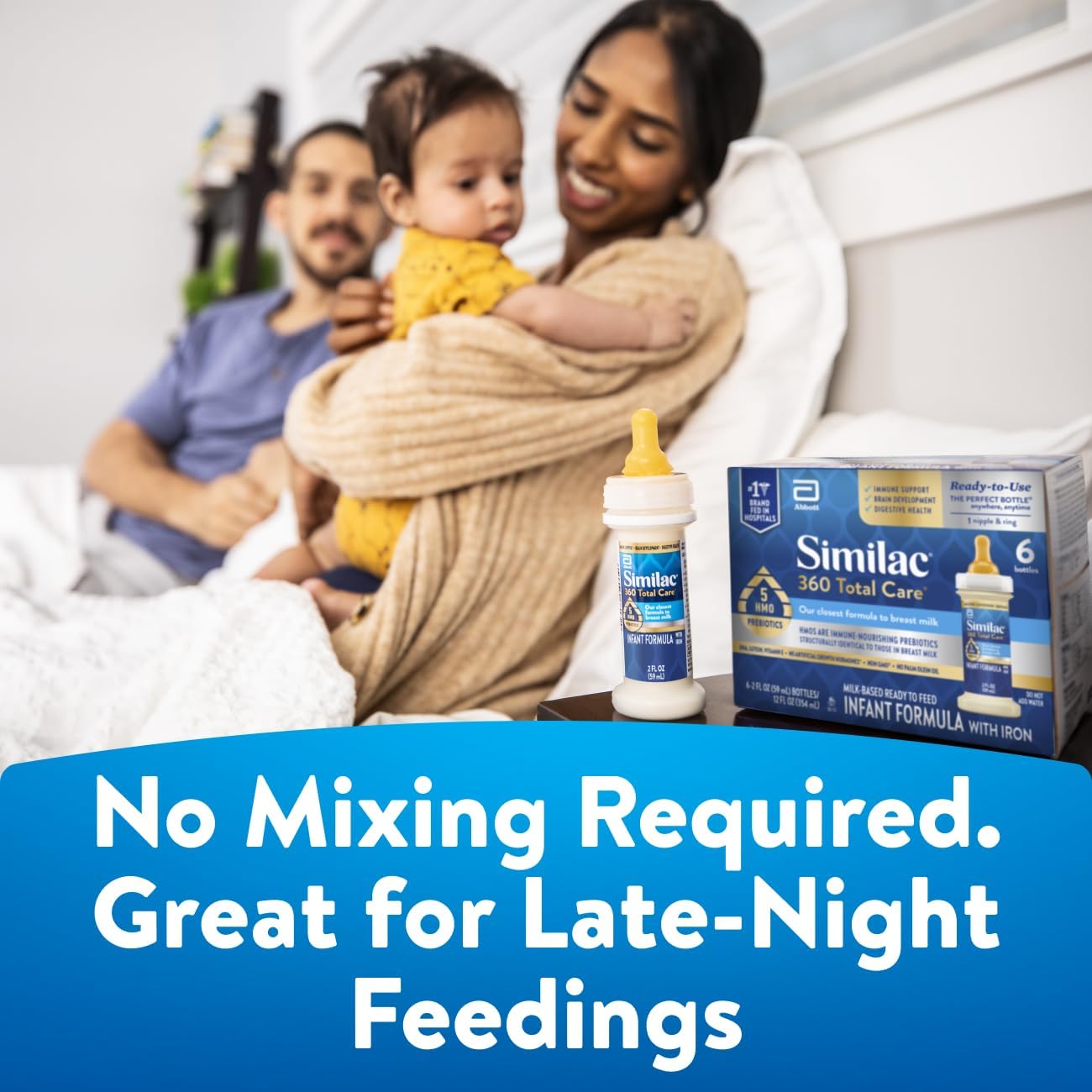 Similac 360 Total Care Infant Formula with 5 HMO Prebiotics - Ready to Feed (Bulk)